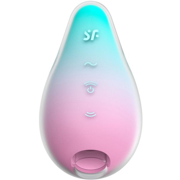SATISFYER - MERMAID VIBES ESTIMULADOR E VIBRADOR MENTA E ROSA - Imagen 2