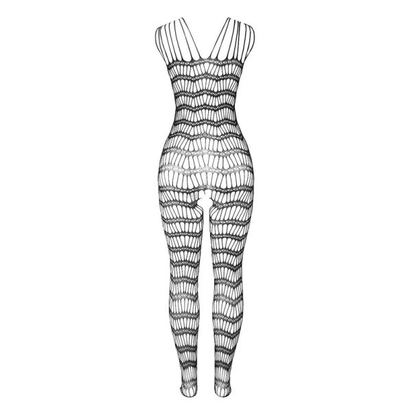 SUBBLIME - 951696 FISHNET CROTCHLESS BODYSTOCKING COM ALAS NOS OMBROS PRETO TAMANHO ÃNICO - Imagen 5