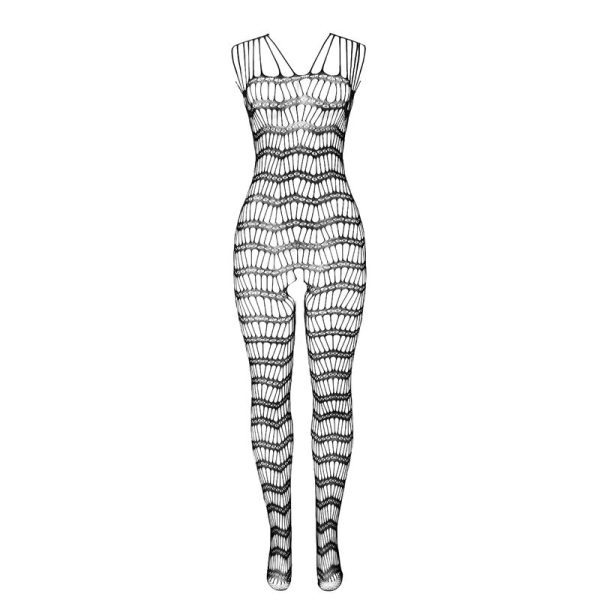 SUBBLIME - 951696 FISHNET CROTCHLESS BODYSTOCKING COM ALAS NOS OMBROS PRETO TAMANHO ÃNICO - Imagen 4