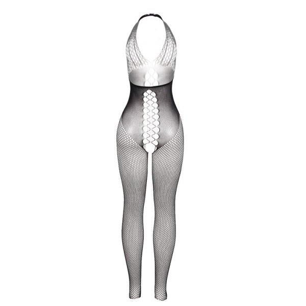 SUBBLIME - 951832 BODYSTOCKING COM COSTAS ABERTAS E DETALHES CRUZADOS PRETO TAMANHO ÃNICO - Imagen 4