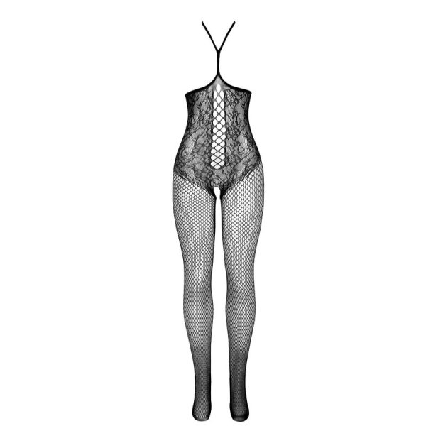 SUBBLIME - 951849 BODYSTOCKING DE REDE ARRASTO COM DECOTE HALTER PRETO TAMANHO ÃNICO - Imagen 4