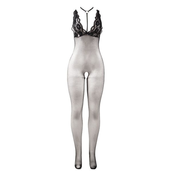 SUBBLIME - 951993 BODYSTOCKING SEM COSTAS DE REDE TRANSPARENTE PRETO TAMANHO ÃNICO - Imagen 5