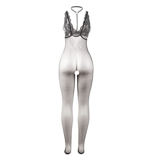 SUBBLIME - 951993 BODYSTOCKING SEM COSTAS DE REDE TRANSPARENTE PRETO TAMANHO ÃNICO - Imagen 6