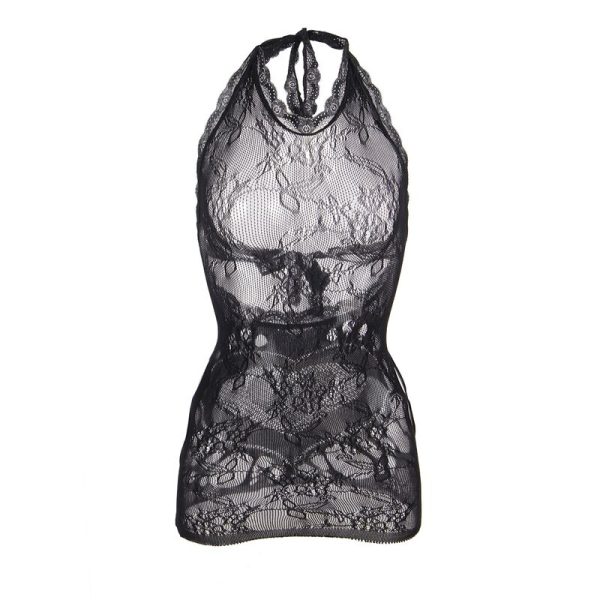 SUBBLIME - 952075 VESTIDO CURTO DE REDE COM DETALHE NAS COSTAS E CORAO PRETO TAMANHO ÃNICO - Imagen 5