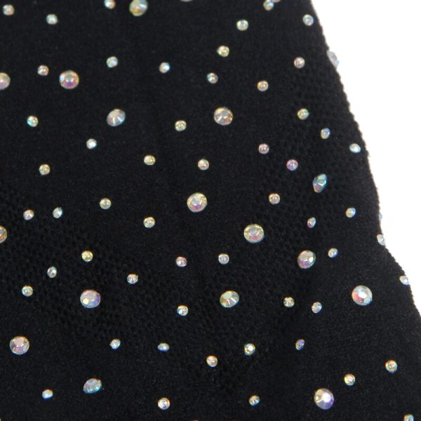 SUBBLIME - 952198 BODYSTOCKING DE REDE COM DIAMANTES BRILHANTES PRETO TAMANHO ÃNICO - Imagen 8
