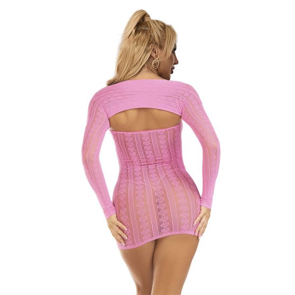 SUBBLIME - 952471 BODYSTOCKING ROSA EM REDE TAMANHO ÃNICO - Imagen 2