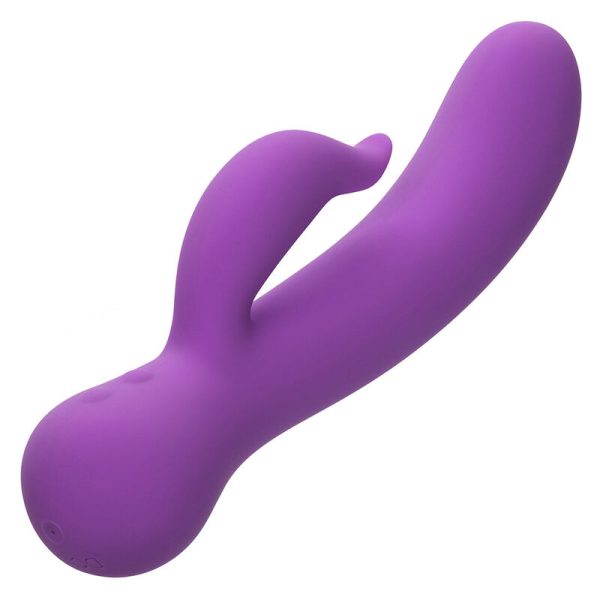 CALEXOTICS - FIRST TIME VIBRADOR PLEASER RECARREGÃVEL ROXO - Imagen 3