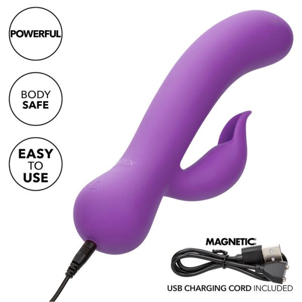 CALEXOTICS - FIRST TIME VIBRADOR PLEASER RECARREGÃVEL ROXO - Imagen 8