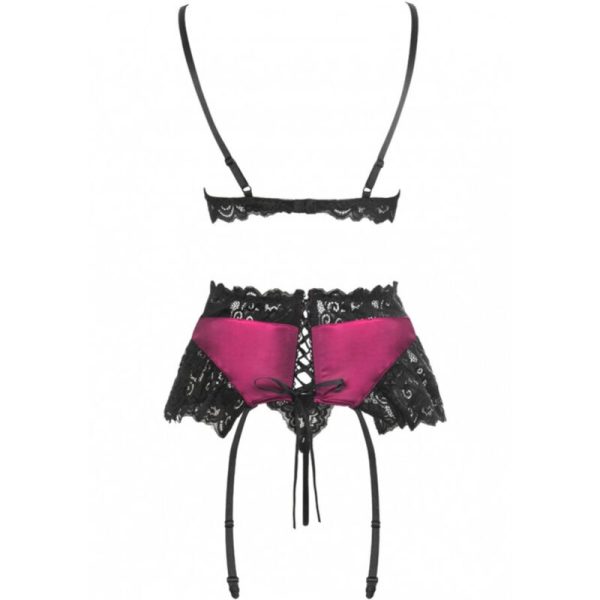 LIVCO CORSETTI FASHION - NAHIR LC 20214 SUTIÃ + CALCINHA + CINTO-LIGA - Imagen 3