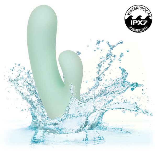 CALEXOTICS - PACIFICA FIJI VIBRADOR E ESTIMULADOR PONTO G 10 VIBRAÃÃES AQUA - Imagen 8