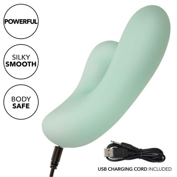 CALEXOTICS - PACIFICA FIJI VIBRADOR E ESTIMULADOR PONTO G 10 VIBRAÃÃES AQUA - Imagen 9