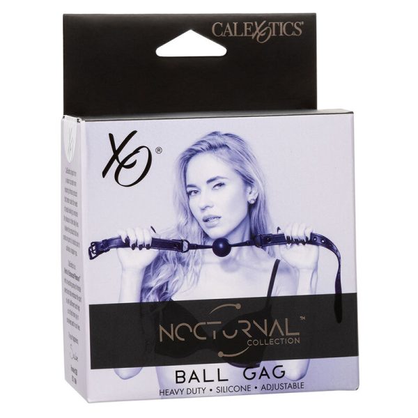 CALEXOTICS - NOCTURNAL MORDAÃA DE BOLA SILICONE PRETO - Imagen 7