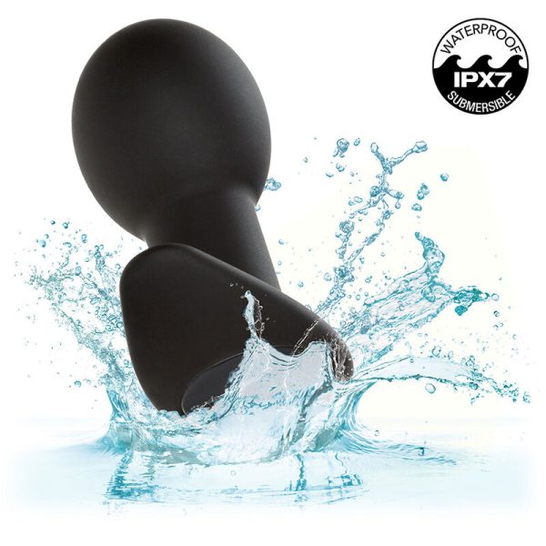 CALEXOTICS - ROCK BOTTOM PLUG ANAL 10 VIBRAÃÃES SILICONE PRETO - Imagen 9