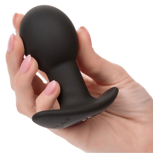 CALEXOTICS - ROCK BOTTOM PLUG ANAL 10 VIBRAÃÃES SILICONE PRETO - Imagen 6
