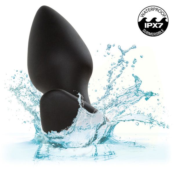 CALEXOTICS - ROCK BOTTOM PLUG ANAL PERFEITO 10 VIBRAÃÃES SILICONE PRETO - Imagen 9