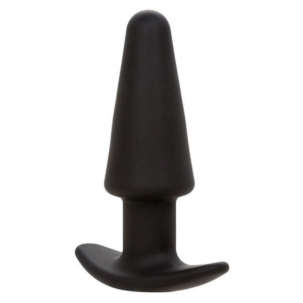 CALEXOTICS - ROCK BOTTOM PLUG ANAL CÃNICO 10 VIBRAÃÃES SILICONE PRETO - Imagen 3