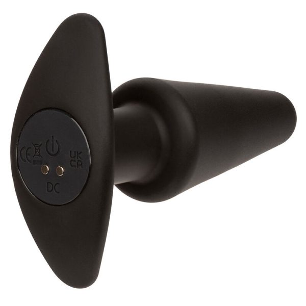 CALEXOTICS - ROCK BOTTOM PLUG ANAL CÃNICO 10 VIBRAÃÃES SILICONE PRETO - Imagen 5