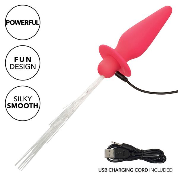 CALEXOTICS - SOUTHERN LIGHTS LIGHT UP ANAL PLUG 10 VIBRAÃÃES SILICONE ROSA - Imagen 7
