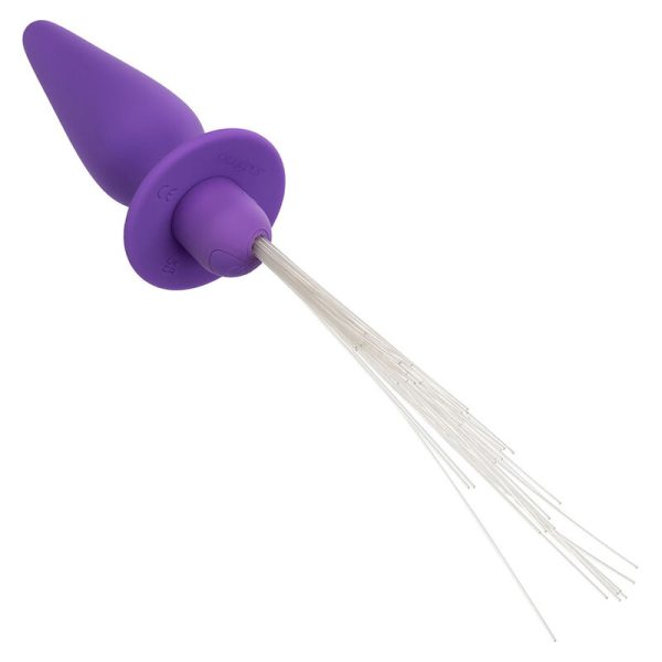 CALEXOTICS - SOUTHERN LIGHTS LIGHT UP ANAL PLUG 10 VIBRAÃÃES SILICONE ROXO - Imagen 4