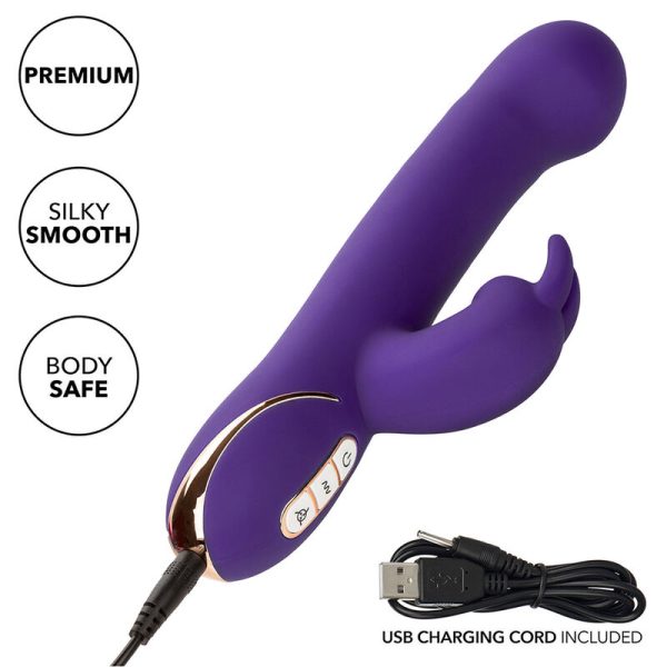 CALEXOTICS - JACK RABBIT VIBRADOR E ESTIMULADOR 7 VIBRAÃÃES E MODO DE SUCÃÃES AZUL - Imagen 9