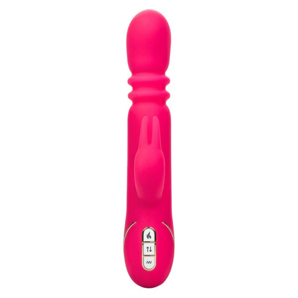 CALEXOTICS - JACK FANTASY VIBRADOR TRIPLO AQUECIDO COELHO ROSA - Imagen 4