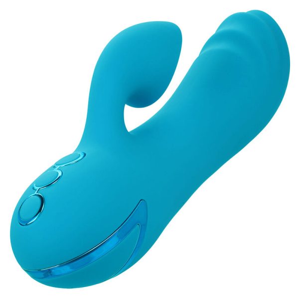 CALEXOTICS - SUNSET BEACH SEDUCER VIBRADOR E ESTIMULADOR 10 FUNÃÃES AZUL - Imagen 3