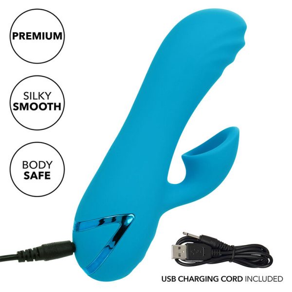 CALEXOTICS - SUNSET BEACH SEDUCER VIBRADOR E ESTIMULADOR 10 FUNÃÃES AZUL - Imagen 8