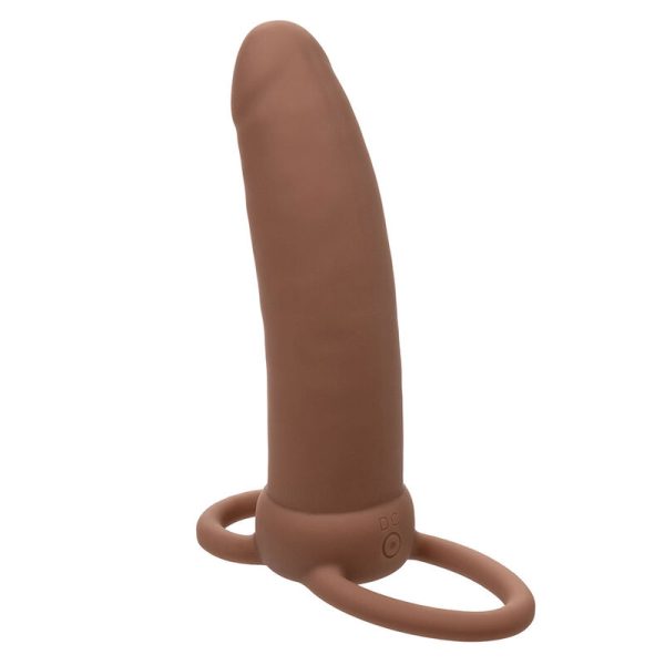 CALEXOTICS - MAXX THICK DUAL PENETRATOR 10 VIBRAÃÃES MARROM - Imagen 2