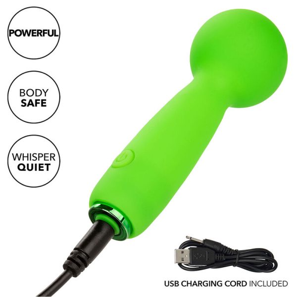 CALEXOTICS - NEON VIBES BUBBLY VIBE O MINI MASSAGEADOR 10 VIBRAÃÃES VERDE - Imagen 8
