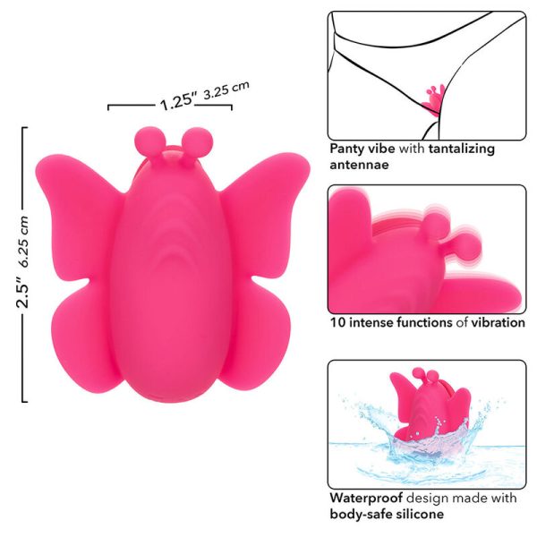 CALEXOTICS - NEON VIBES FLUTTER VIBE  ESTIMULADOR DE VIBRAÃÃO 10 VIBRAÃÃES ROSA - Imagen 8