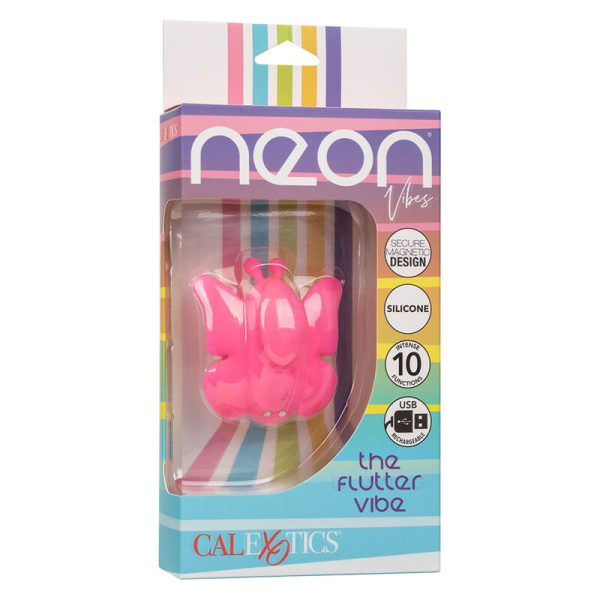 CALEXOTICS - NEON VIBES FLUTTER VIBE  ESTIMULADOR DE VIBRAÃÃO 10 VIBRAÃÃES ROSA - Imagen 11