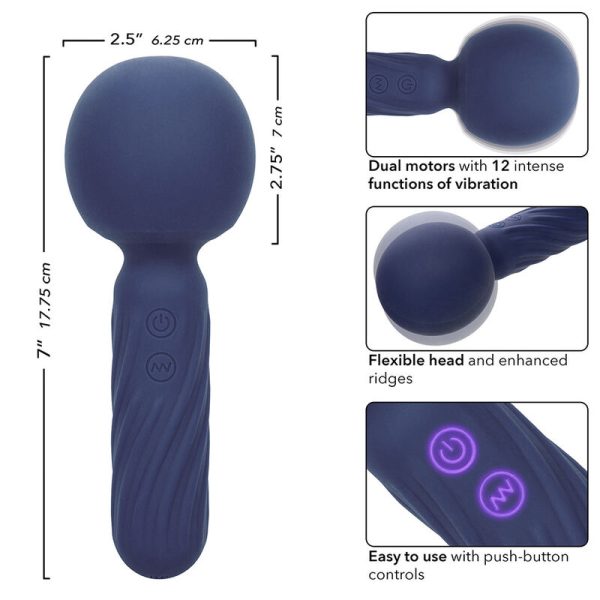 CALEXOTICS - CHARISMA SEDUCTION MASSAGER 12 FUNÃÃES 17,75 CM X 6,25 CM ROXO - Imagen 7