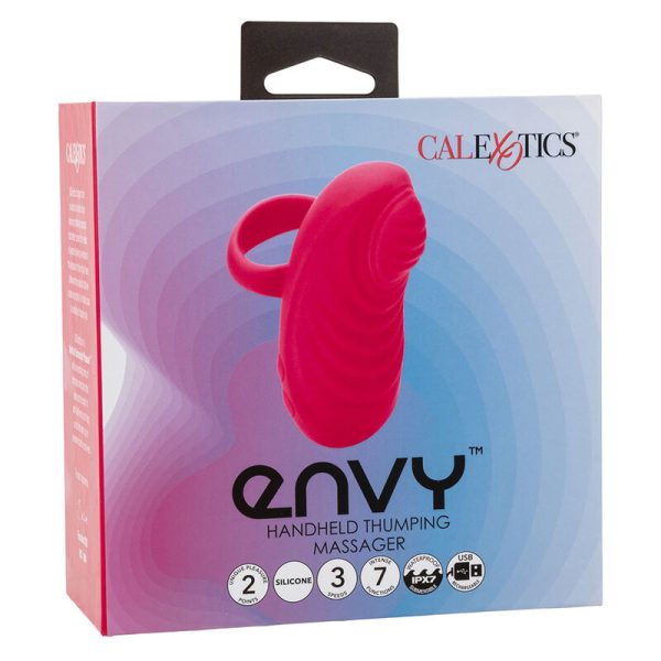 CALEXOTICS - ENVY HANDHELD ROLLING BALL MASSAGER 7 VIBRAÃÃES ROSA - Imagen 10