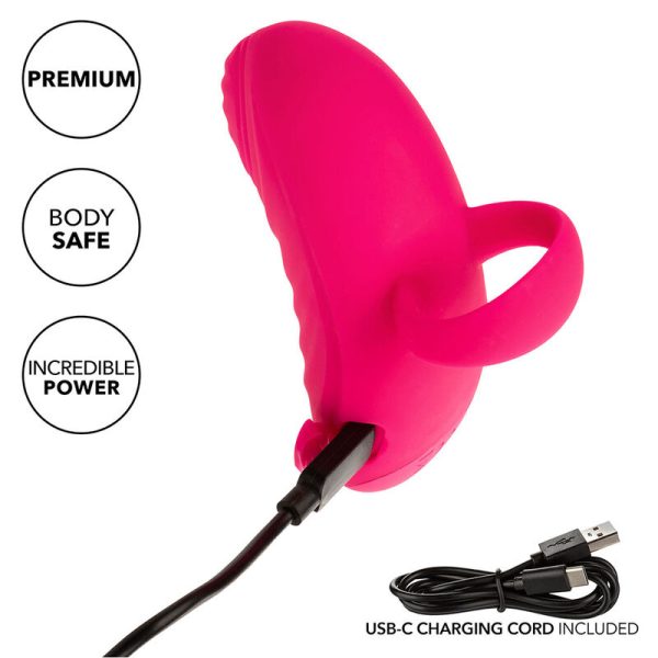 CALEXOTICS - ENVY HANDHELD ROLLING BALL MASSAGER 7 VIBRAÃÃES ROSA - Imagen 7
