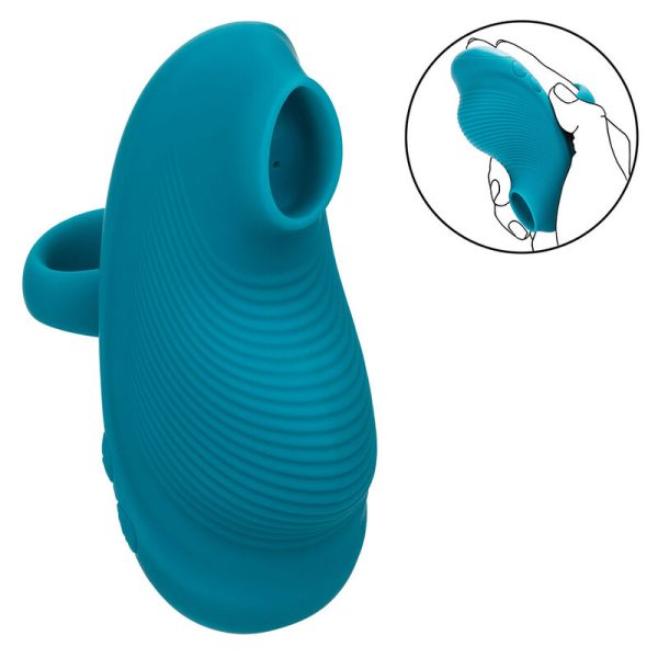 CALEXOTICS - ENVY HANDHELD ROLLING BALL MASSAGER 7 VIBRAÃÃES AZUL - Imagen 6