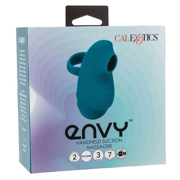 CALEXOTICS - ENVY HANDHELD ROLLING BALL MASSAGER 7 VIBRAÃÃES AZUL - Imagen 10