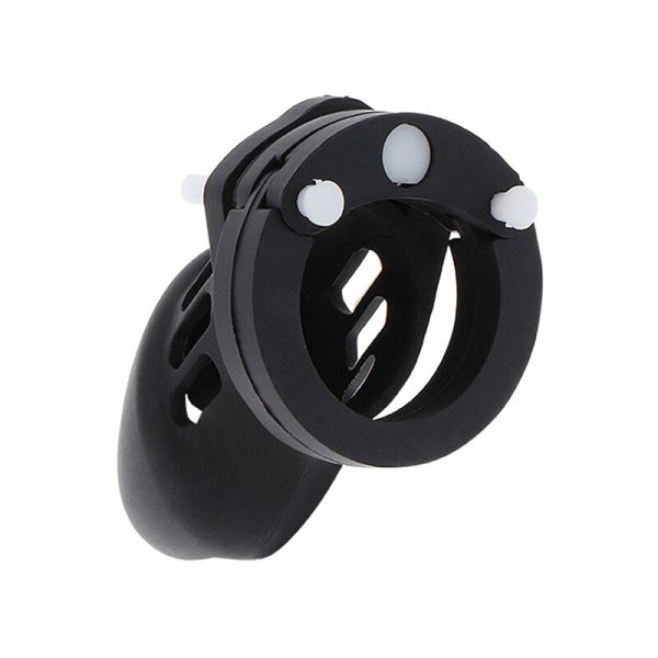 HIDDEN DESIRE - EXTREME CASTIDADE GAIOLA DE SILICONE TAMANHO S PRETO - Imagen 2