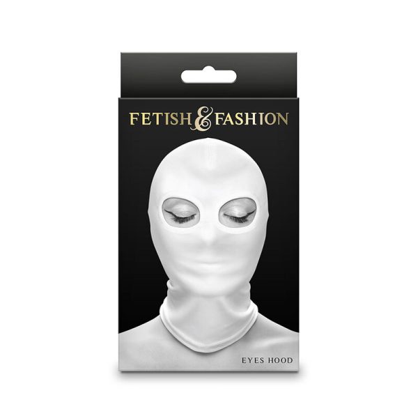 NS NOVELTIES - FETISH & FASHION OLHOS CAPUZ NYLON BRANCO - Imagen 2