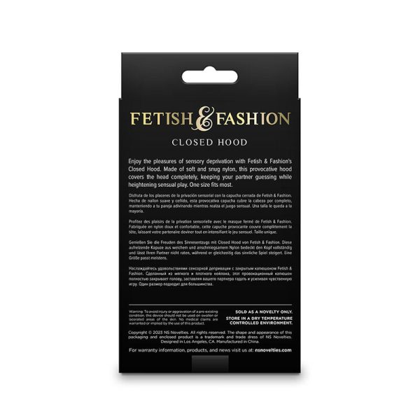 NS NOVELTIES - FETISH & FASHION CAPUZ FECHADO NYLON BRANCO - Imagen 3