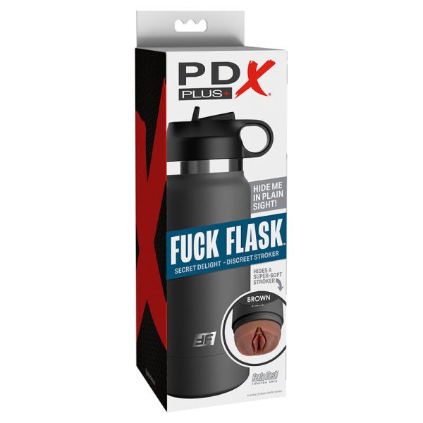 PDX PLUS - FUCK FLASK VAGINE DISCRET STROKER MARROM MODELO 2 - Imagen 6