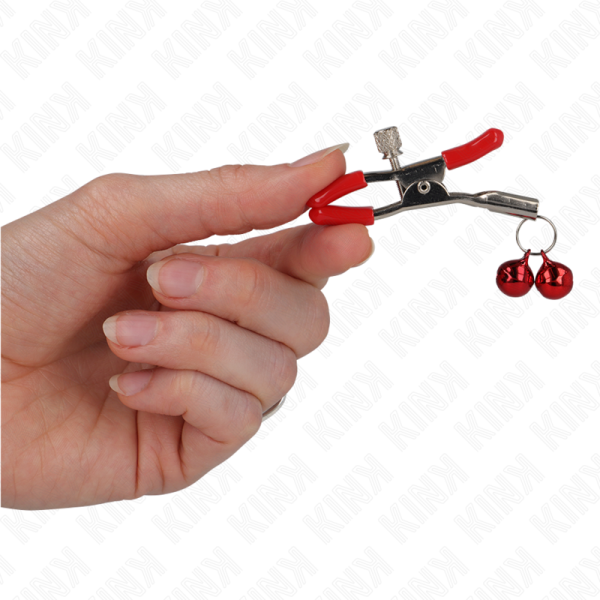 KINK - GRAMPO DE BICO DUPLO VERMELHO VERMELHO 6 CM - Imagen 3