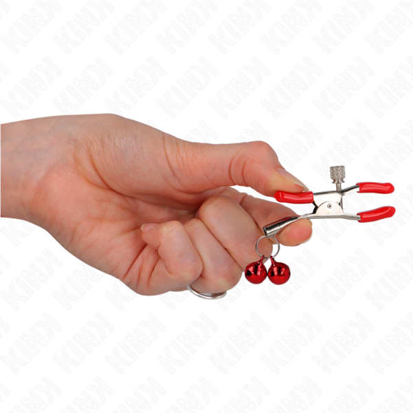 KINK - GRAMPO DE BICO DUPLO VERMELHO VERMELHO 6 CM - Imagen 4