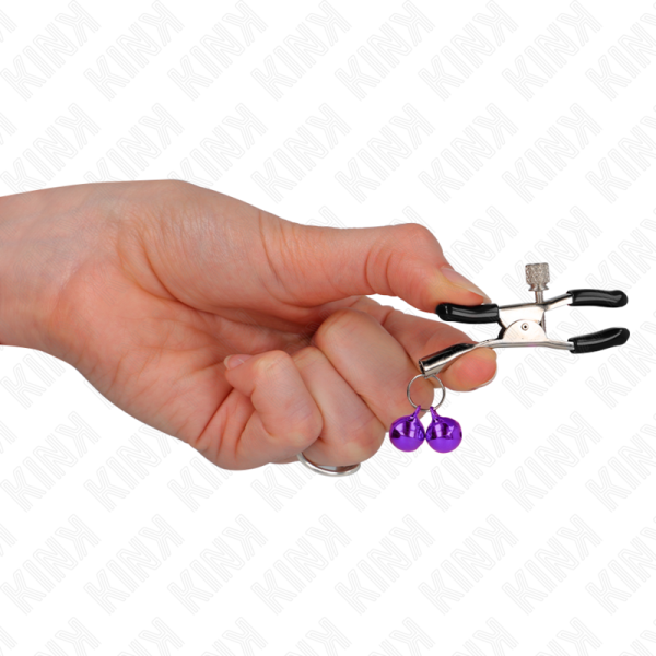 KINK - GRAMPO DE BICO DUPLO SINO ROXO 6 CM - Imagen 4
