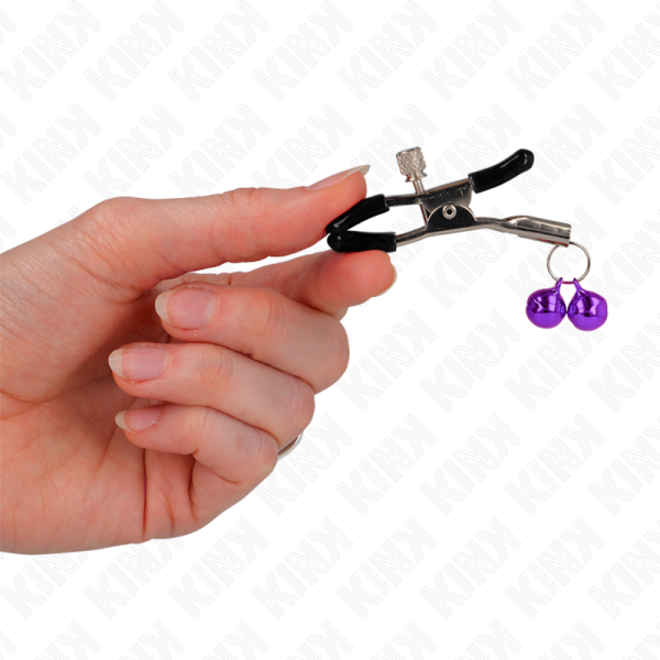 KINK - GRAMPO DE BICO DUPLO SINO ROXO 6 CM - Imagen 3