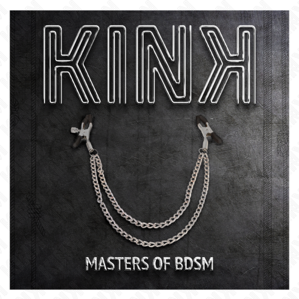 KINK - PINÃAS PARA BICOS COM 2 CORRENTES GROSSAS PRATA 20/23 CM - Imagen 5