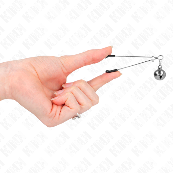 KINK - PINÃAS DE BINO FINAS PRATA 7 CM - Imagen 4
