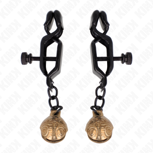 KINK - GRAMPOS DE BICO ESTILO BELL JAW PRETO 7 CM
