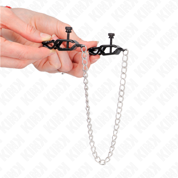 KINK - PINÃAS DE CORRENTE PLANA PRATA 30 CM - Imagen 4