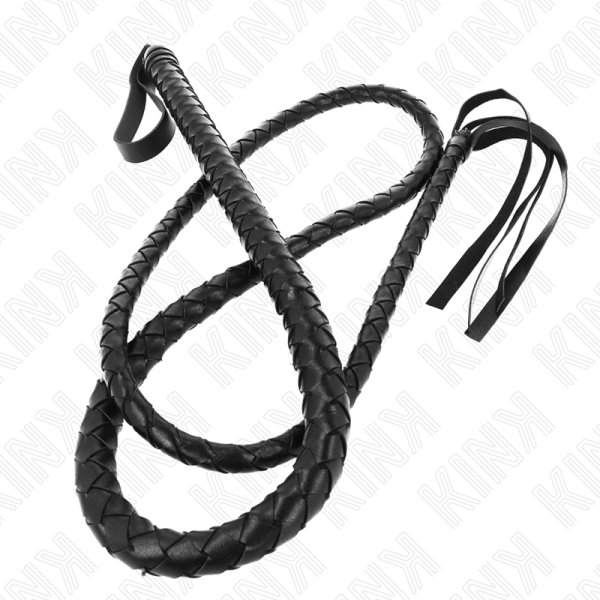 KINK - CHICOTE DE SERPENTE PRETO LONGO 210 CM - Imagen 3