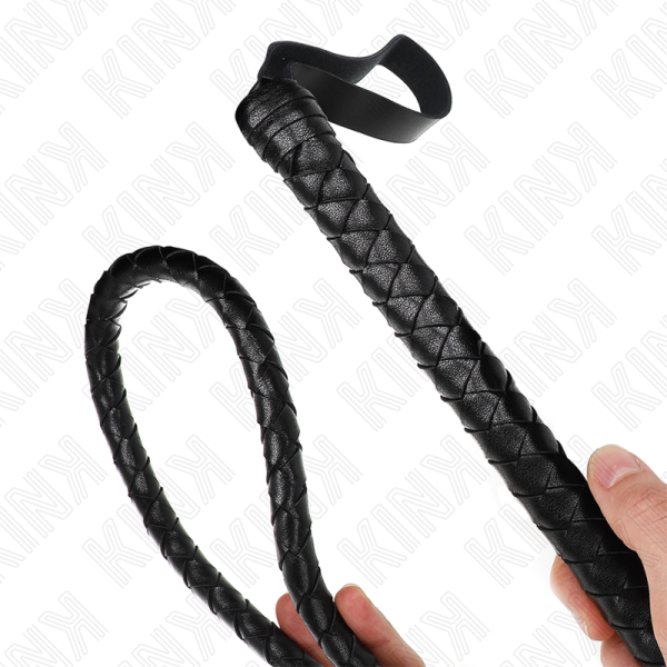 KINK - CHICOTE DE SERPENTE PRETO LONGO 210 CM - Imagen 4